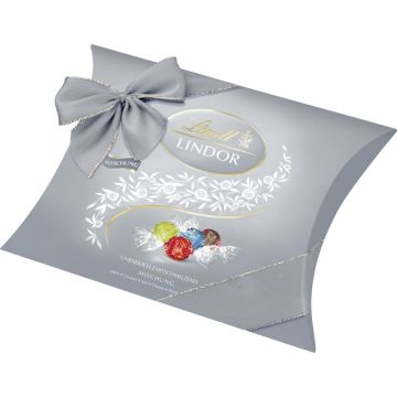 Lindt Lindor Kissen Misch. Silber  325g-4000539141386