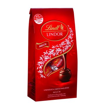 Lindt Lindor Beutel Milch PP 137g-4000539112348