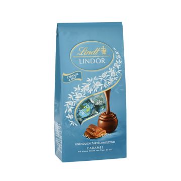 Lindt Lindor Beutel Caramel&Salz 137g-4000539109966