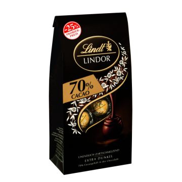 Lindt Lindor Beutel 70% PP 136g-4000539138409