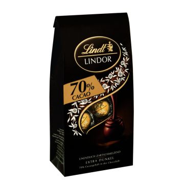 Lindt Lindor Beutel 70%  136g-4000539138003