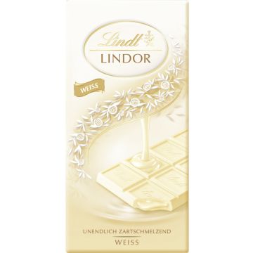 Lindt LINDOR Tafel Weiß 100g-7610400099929