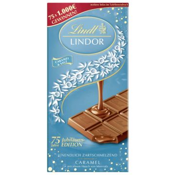 Lindt LINDOR Tafel Ca.-Sa. Jub.  100g-7610400100403