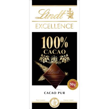 Lindt EXCELLENCE 100% 50g-3046920022194