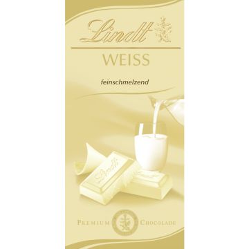 Lindt Weiße Tafel  100g-7610400100007