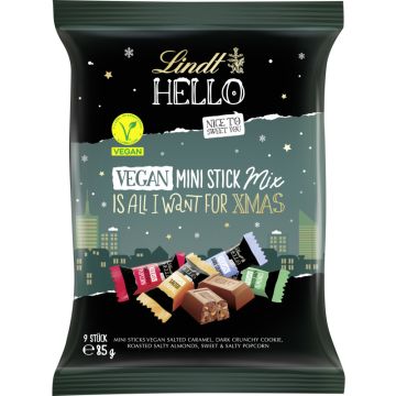 Lindt HELLO Mini Stick Mix Xmas Vegan Relaunch 85g-4000539789427