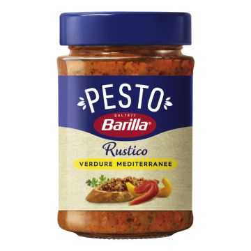 Barilla  Pesto Rustico Mediterr 200g-8076809576581