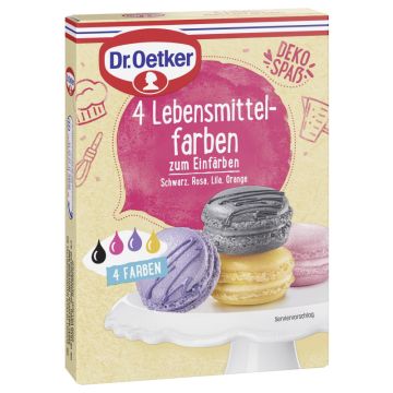 Dr. Oetker 4 Lebensmittelfarben 80g-4000521026530