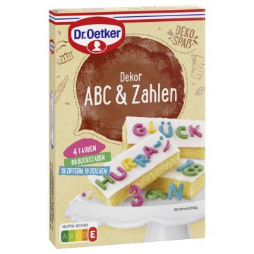 Dr. Oetker Dekor ABC & Zahlen RAC MB 58g-4000521019211