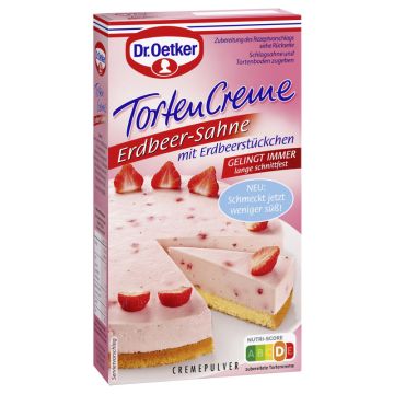 Dr. Oetker Erdbeer-Sahne Tortencreme 100g-4000521034351