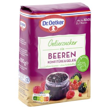 Dr. Oetker Gelierzucker für Beeren Konfitüre 500g-4000521005474