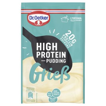 Dr. Oetker High Protein Pudding-Pulver Grieß 300ml-4000521027421