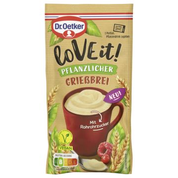 Dr. Oetker loVE it! Pflanzlicher Grießbrei 150ml-4000521031589