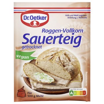 Dr. Oetker Roggen-Vollkorn Sauerteig getrocknet 15g-4000521028152