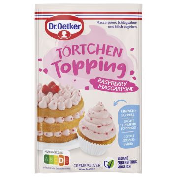 Dr. Oetker Törtchen Topping Raspberry Mascarpone 50g-4000521035099