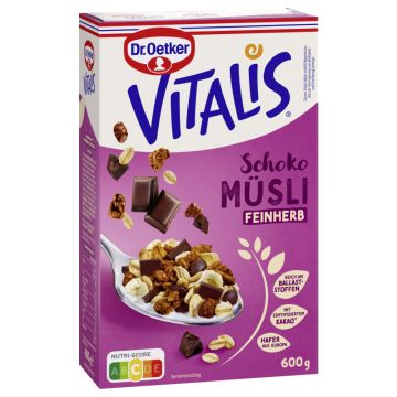 Dr. Oetker Vitalis Schokomüsli feinherb RAC MB 600g-4000521663605