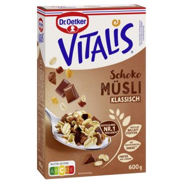 Dr. Oetker Vitalis Schokomüsli klassisch RAC MB 600g-4000521661106