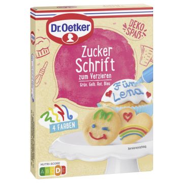 Dr. Oetker Zuckerschrift 4 Farben 100g-4000521006426