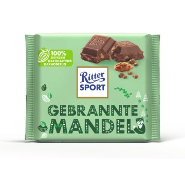 Ritter Sport 100G Gebrannte Mandel -4000417629616