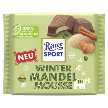 Ritter Sport 100G Winter Mandel Mousse Tafel-4000417620316