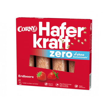 Corny Haferkraft Zero Erdbeere 4x35g-4011800599713