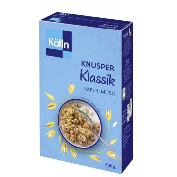 Kölln Knusper Klassik Hafer-Müsli 600g mit feiner Vanille-Note-4000540003468