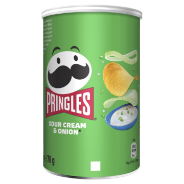 Pringles Sour Cream & Onion à 70g-5053990125050