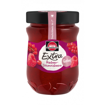 Schwartau Extra Rote Johannisbeer.Himbeer-Gelee 340g-4011800841010