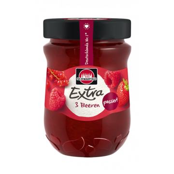 Schwartau Extra 3 Beeren 340g-4011800840112