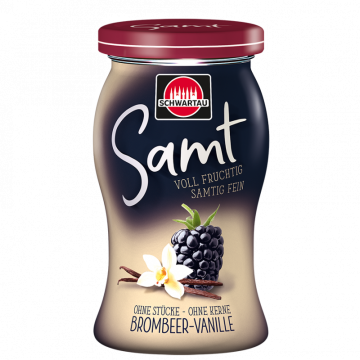 Schwartau Samt limited Edition Blackberry Vanilla 270g-4011800177911