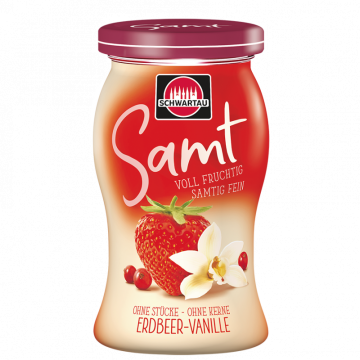 Schwartau Samt Erdbeer-Vanille 270g-4011800176617