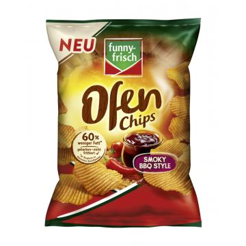 Funny Frisch Ofen Chips Smoky BBQ Style 125g-4003586102133