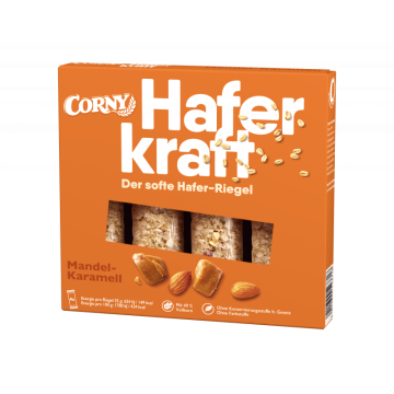 Corny Haferkraft Mandel Karamell 4x35g-4011800523817