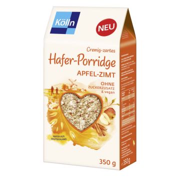 Kölln Cremig-zartes Hafer-Porridge Apfel-Zimt 350g-4000540000740