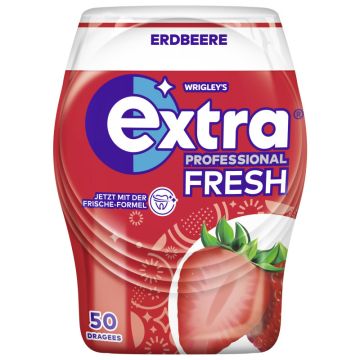 Wrigley's EXTRA® PROFESSIONAL Fresh Dose Erdbeere 50 Dragees-4009900544467