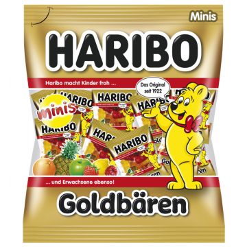 Haribo Fruchtgummi Goldbären Mini 250g-4001686301524