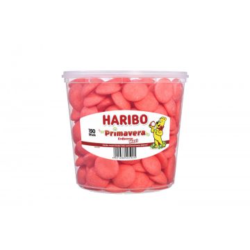 Haribo Erdbeeren Primavera 1 Dose 150 Stk. 1050g-4001686405925