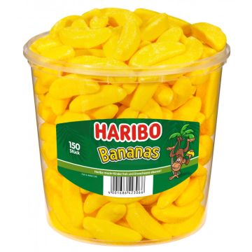 Haribo Bananas 1 Dose 150 Stk. = 1050g-4001686423066