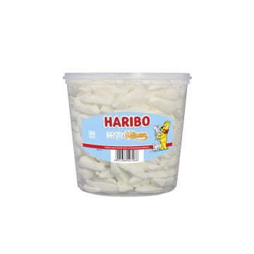 Haribo Weisse Mäuse 1 Dose 150 Stk. = 1050g Schaumzucker -4001686407066