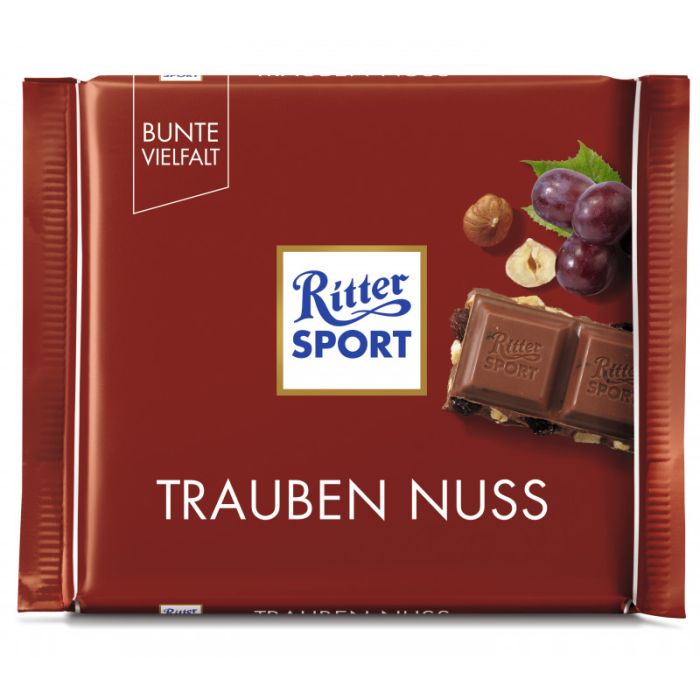 Ritter Sport 100G Trauben Nuss Tafel-4000417022004