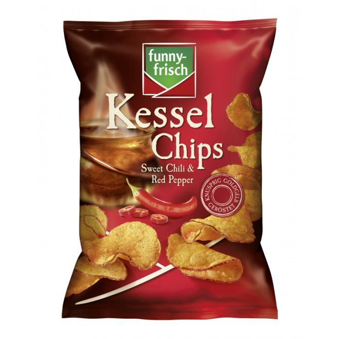 funny-frisch Kessel Chips Sweet Chili & Red Pepper 120g-4003586002914