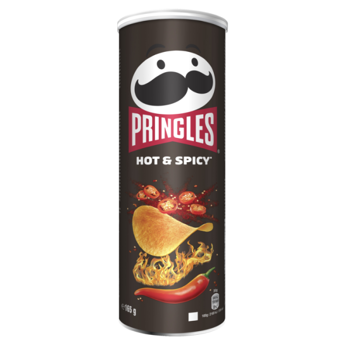 Pringles Hot & Spicy 165g-5053990127665