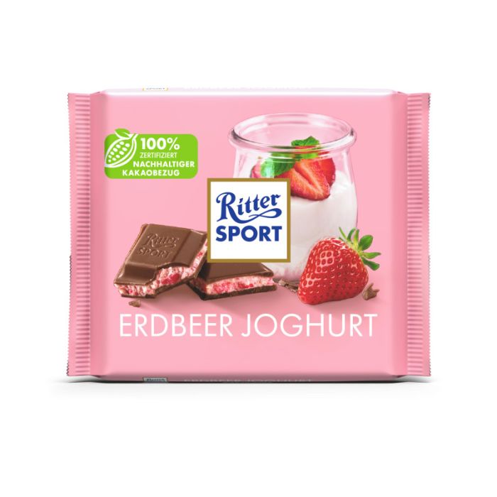 Ritter Sport Erdbeer Joghurt Tafel 100g-4000417623713