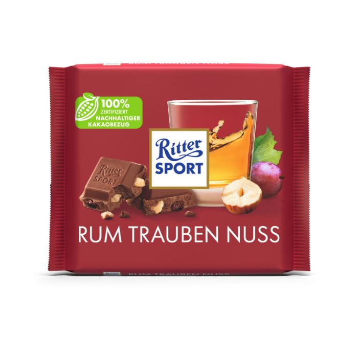 Ritter Sport Rum Trauben Nuss Tafel 100g-4000417601216