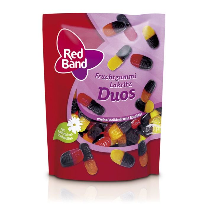 Red Band Fruchtgummi Lakritz Duos 200g Premium Stehbeutel-8713800121760