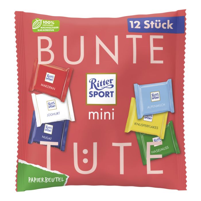 Ritter Sport Mini 12er Bunte Tüte 200g-4000417202307