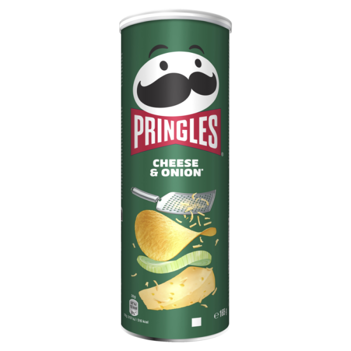 Pringles Cheese & Onion 165g-5053990127641