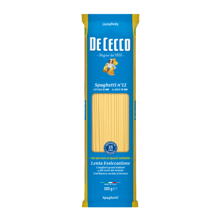 De Cecco Spaghetti No. 12 à 500g-8001250120120