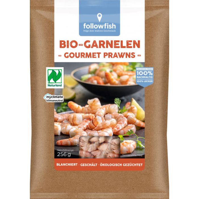 followfood Bio-Garnelen - Gourmet Prawns - 256g-4250073452343