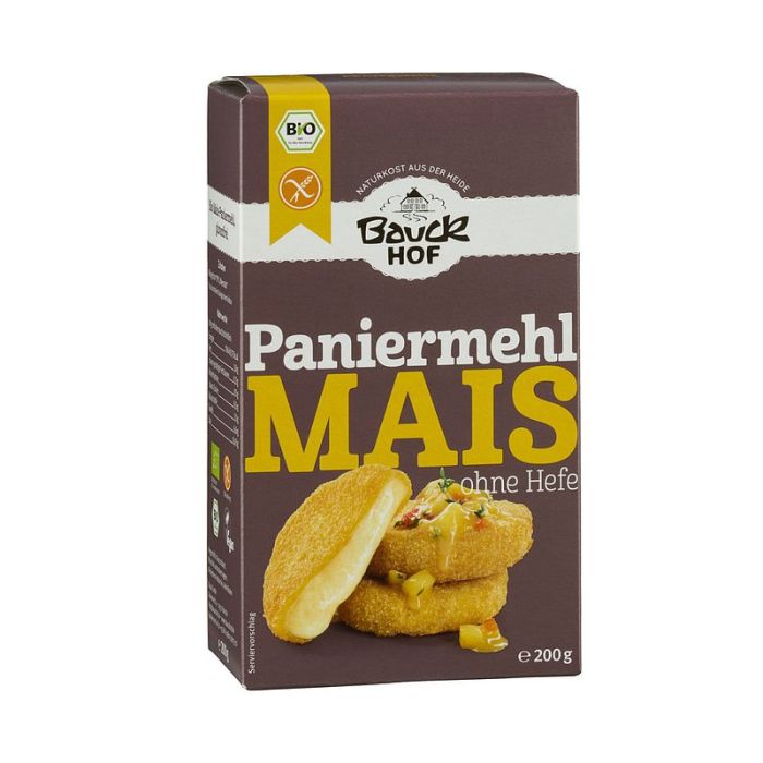 Bauckhof Mais-Paniermehl 200g Bio glutenfrei-4015637824055